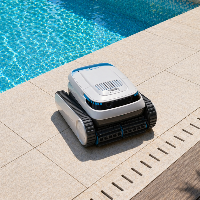 Robot Nettoyeur Piscine Sans Fil Verdobot – IA AI-NaviClean™ – Autonomie 2h30 – 3 Modes